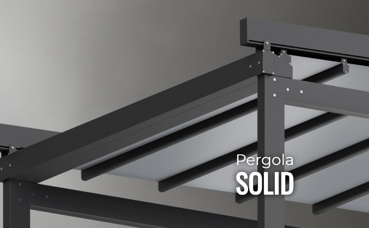 Pergole tarasowe aluminiowe